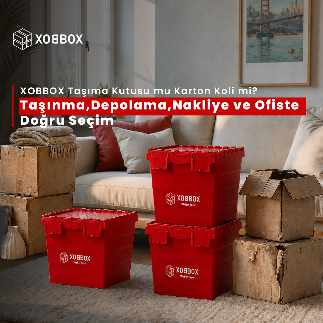 Plastik Taşıma Kutusu mu Karton Koli mi? Taşınma ve Depolamada Doğru Seçim
