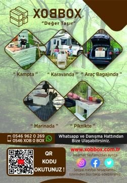 XOBBOX XF50W / Katlanır Saklama Kutusu / Folding Storage Box 50 LT / Kampta Karavanda Araç Bagajında Marinada Deniz Araçlarında Piknikte Plajda Avcılıkta Balıkta Off-Road Maceralarında