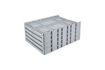 XOBBOX XF50G / Katlanır Saklama Kutusu / Folding Storage Box / Gri 50 LT