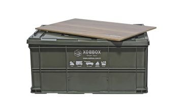 XOBBOX XW55AG / Imperium Outdoor Kutu / Haki 55 LT / Kampta Karavanda Araç Bagajında Marinada Piknikte Plajda Avcılıkta Balıkta Off-Road Maceralarında