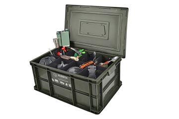 XOBBOX XW55AG / Imperium Outdoor Kutu / Kamp Masası / Kamp Kutusu / Haki 55 LT