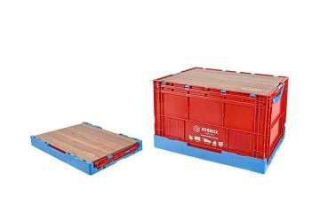 XOBBOX XF90BM / Folding Storage Box / Katlanır Saklama Kutusu / Fan Colors / Taraftar Renkler / Bordo Mavi / 90 LT