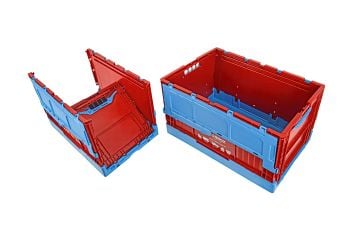 XOBBOX XF90BM / Folding Storage Box / Katlanır Saklama Kutusu / Fan Colors / Taraftar Renkler / Bordo Mavi / 90 LT