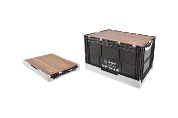 XOBBOX XF90WB / Folding Storage Box / Katlanır Saklama Kutusu / Fan Colors / Taraftar Renkler / Siyah Beyaz / 90 LT