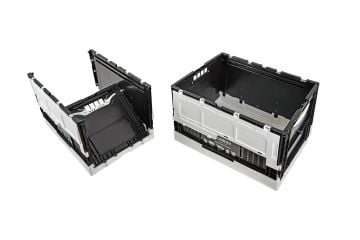 XOBBOX XF90WB / Folding Storage Box / Katlanır Saklama Kutusu / Fan Colors / Taraftar Renkler / Siyah Beyaz / 90 LT