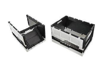 XOBBOX XF90WB / Folding Storage Box / Katlanır Saklama Kutusu / Fan Colors / Taraftar Renkler / Siyah Beyaz / 90 LT