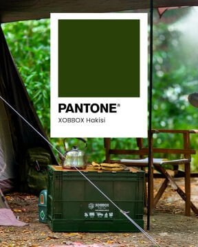 XOBBOX XF90AG / Folding Storage Box / Katlanır Saklama Kutusu / Haki 90 LT