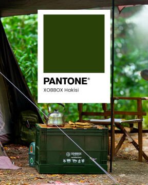 XOBBOX XF90AG / Folding Storage Box / Katlanır Saklama Kutusu / Haki 90 LT