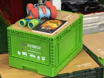 XOBBOX XF25YG (Kids) / Folding Storage Box / Katlanır Saklama Kutusu / Yeşil 25 LT (HEDİYELİ)
