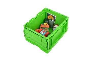 XOBBOX XF25YG (Kids) / Folding Storage Box / Katlanır Saklama Kutusu / Yeşil 25 LT (HEDİYELİ)