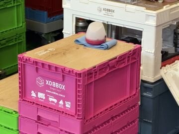 XOBBOX XF25F / Folding Storage Box / Katlanır Saklama Kutusu / Fuşya 25 LT