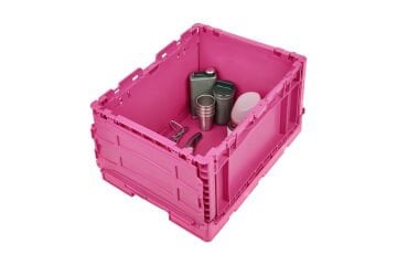 XOBBOX XF25F / Folding Storage Box / Katlanır Saklama Kutusu / Fuşya 25 LT