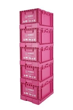 XOBBOX XF25F / Folding Storage Box / Katlanır Saklama Kutusu / Fuşya 25 LT
