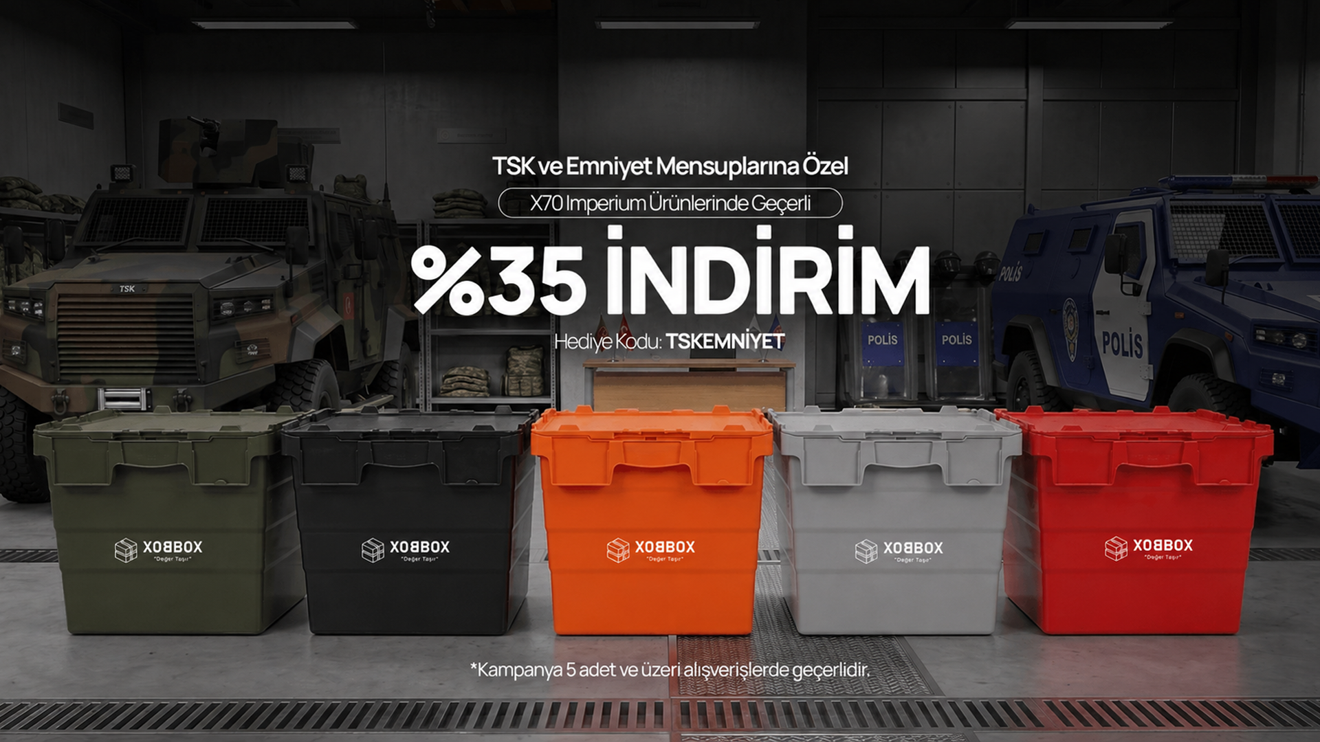 XOBBOX XF90NY / Folding Storage Box / Katlanır Saklama Kutusu / Fan Colors / Taraftar Renkler