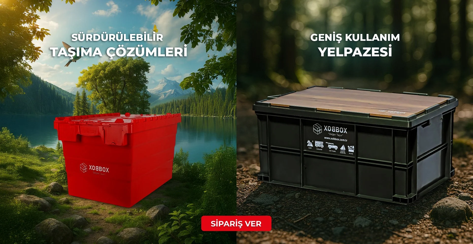 XOBBOX XF90RY / Folding Storage Box / Katlanır Saklama Kutusu / Fan Colors / Taraftar Renkler